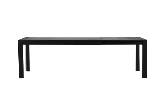 Fjôrd - Eettafel Uitschuifbaar - Zwart Hout - 170cm - Slider