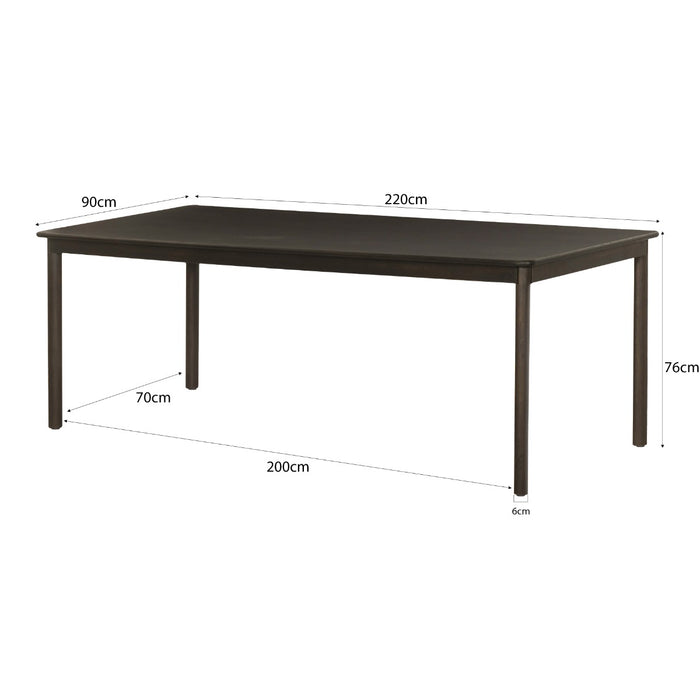 Livingfurn Tobago Espresso 220cm