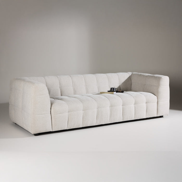 Fjôrd - 3-Zitsbank Beige Stof - 238x98x70cm - Malou