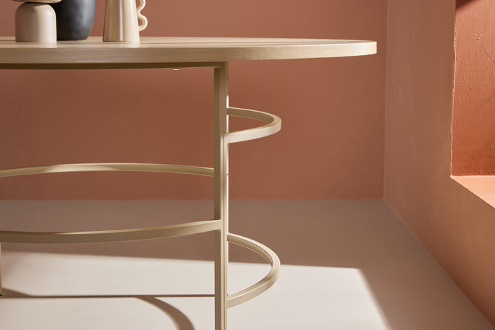 Fjôrd - Eettafel Rond - Naturel|Beige - 140cm - Copenhagen