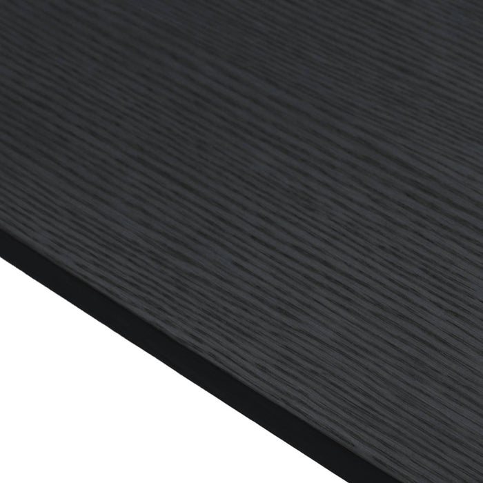 sweeek - Rechthoekige uitschuifbare eettafel van rubberhout en