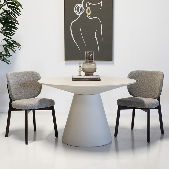DÉJA Living - Eettafel Beige Eco Composiet - 120x120x75cm - Stockholm