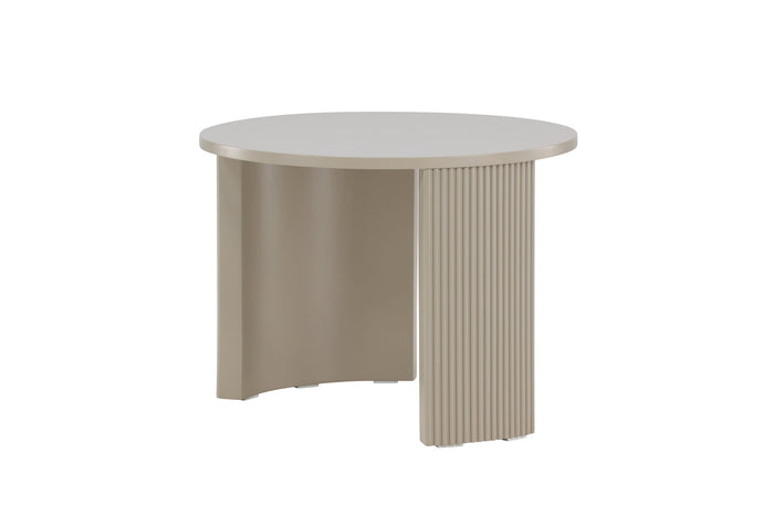 Fjôrd - Salontafel Rond - Beige MDF - 60x60x45cm - Bristol