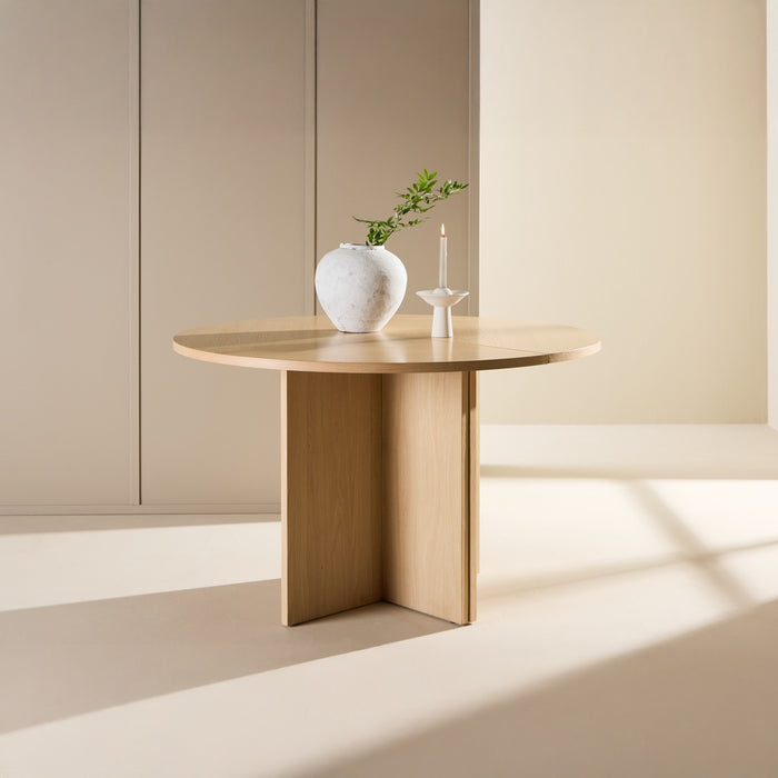 Fjôrd - Eettafel Uitschuifbaar - Naturel - 120cm - Strada