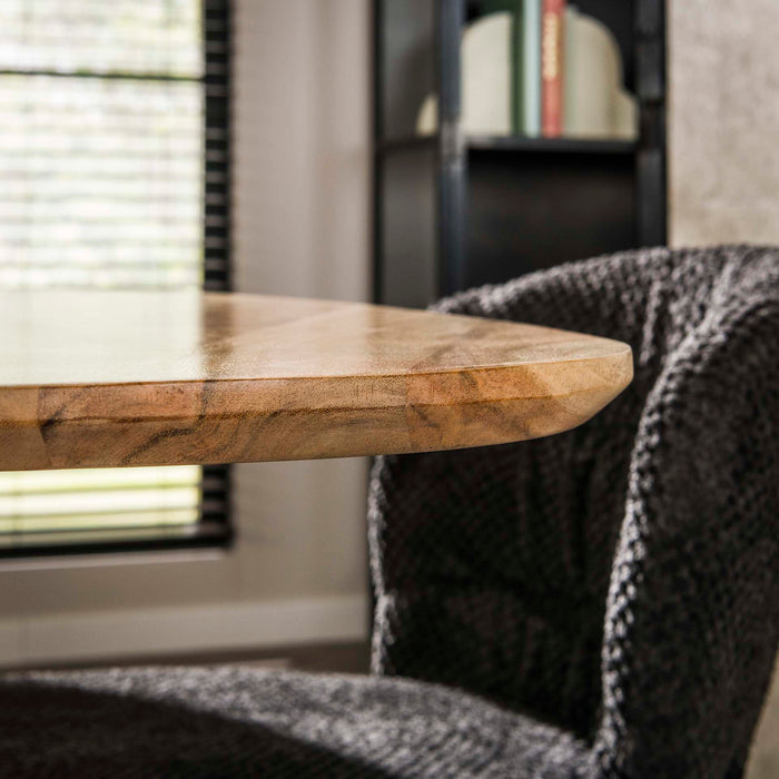 Giga Meubel - Eettafel Naturel Acaciahout - 135x135x76cm - Driehoek