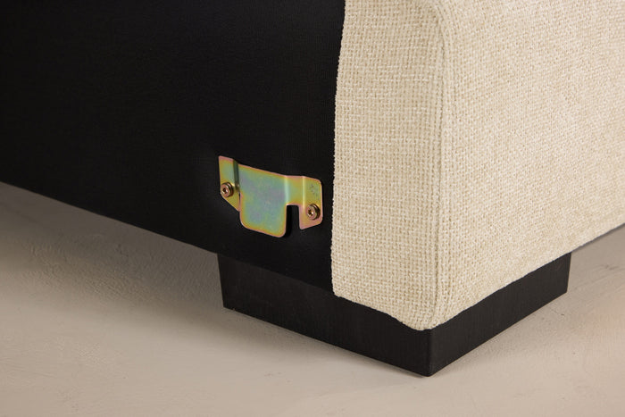 Fjôrd - Hoekbank Rechts - Beige - 112x102x86cm - Salerno