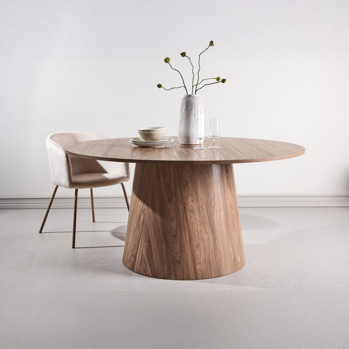 Fjôrd - Eettafel Rond - Naturel - 150x150x75cm - Lanzo