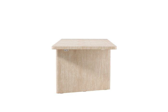 Fjôrd - Eettafel Rechthoek - Beige MDF - 240x100x75cm - Skagen