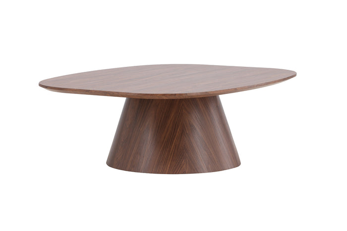 Fjôrd - Salontafel Deens Ovaal - Donkerbruin - 120cm - Lanzo