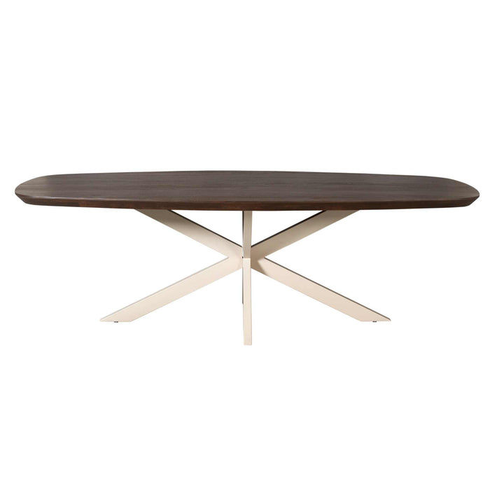 Starfurn Eettafel Madison Brown | 200 cm | Deens Ovaal | Poot Sand
