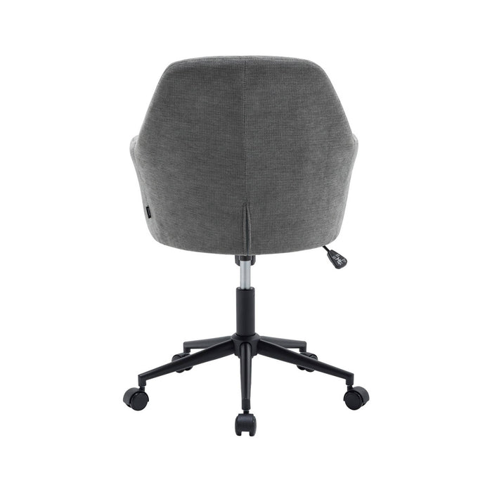 sweeek - Bureaustoel op wieltjes, verstelbaar, stof en metaal