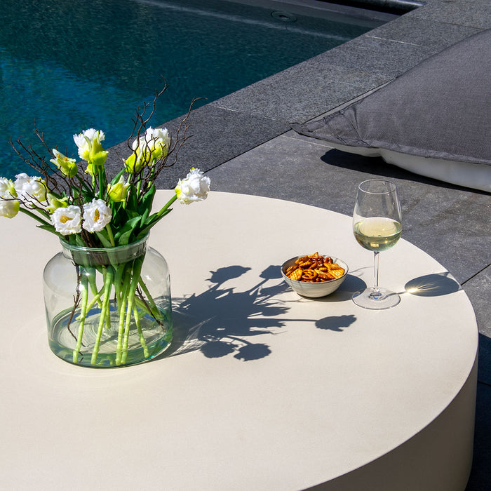 DÉJA Living - Salontafel Beige Eco Composiet - 60x60x35cm - Bergby