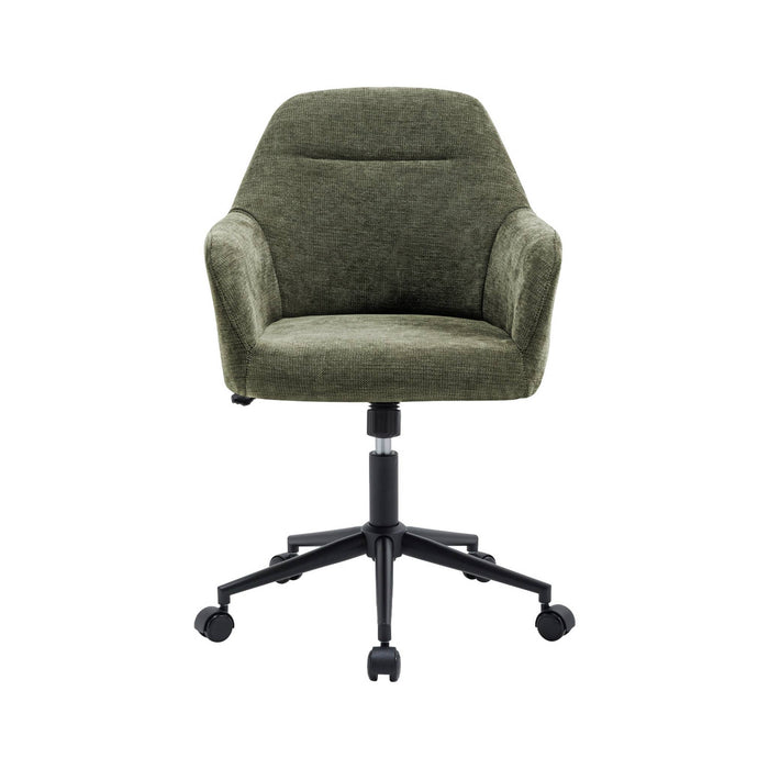 sweeek - Bureaustoel op wieltjes, verstelbaar, stof en metaal