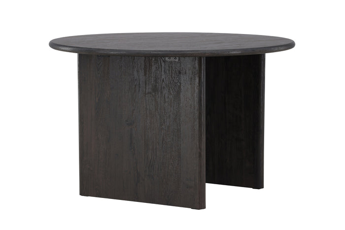 Fjôrd - Eettafel Rond - Zwart MDF - 120x120x75cm - Björholmen