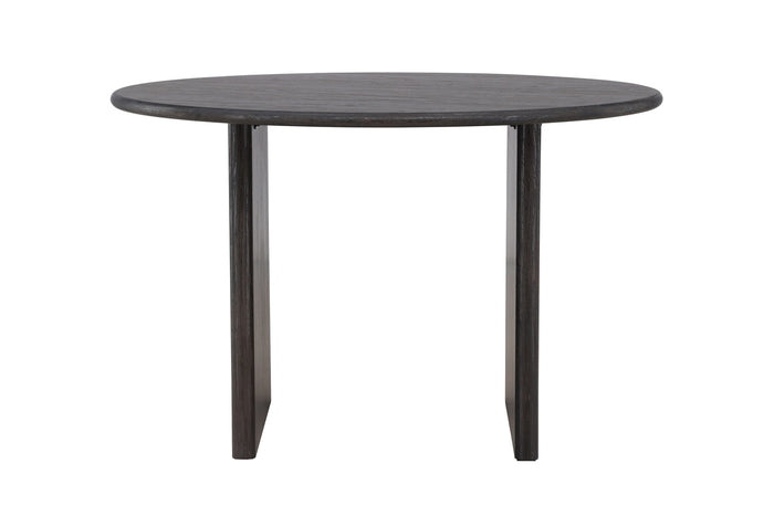Fjôrd - Eettafel Rond - Zwart MDF - 120x120x75cm - Björholmen