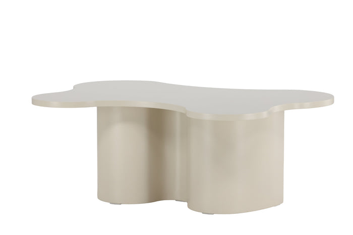 Fjôrd - Salontafel Organisch - Beige MDF - 120x80x45cm - Flow