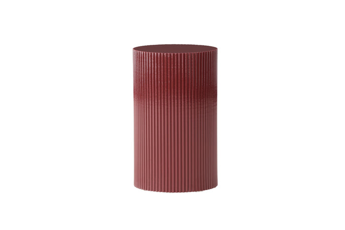 Fjôrd - Bijzettafel Rond - Burgundy - 31x30,5x50cm - Lenox
