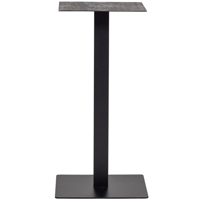 WOOOD Bistro Vierkante Bartafel Poot - Metaal - Zwart- 105x50x50