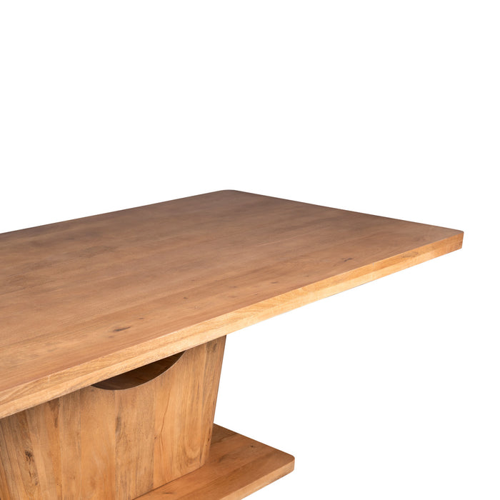 StarFurn - Eettafel Rechthoek Naturel Hout - 200x110x76cm - Voco
