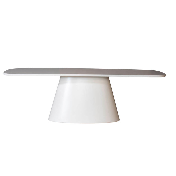 DÉJA Living - Eettafel Deens Ovaal - Beige Composiet - 240cm - Falun