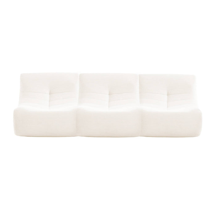 sweeek - Fauteuils corduroy Sokol 1 zitplaats (set van 3)