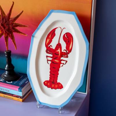 &k amsterdam Sirène Serveerschaal - Lobster