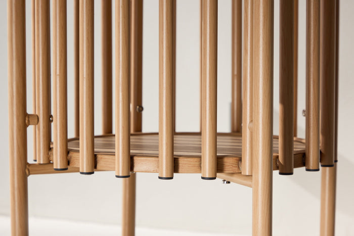 Fjôrd - Bijzettafel - Naturel - 45x45x65cm - Rubbo