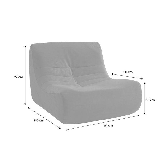 sweeek - Fauteuil waterafstotend verlours Sokol 1 zitplaats