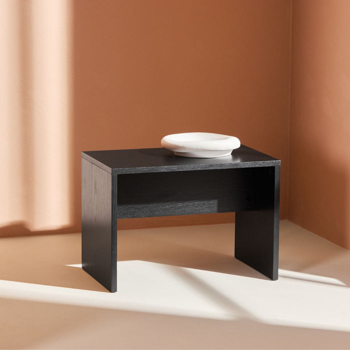 Fjôrd - Salontafel Rechthoek - Zwart MDF - 58cm - Juni