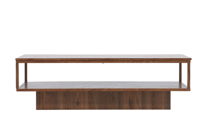 Fjôrd - Salontafel Rechthoek - Walnoot MDF - 130x60x40cm - Maglehem