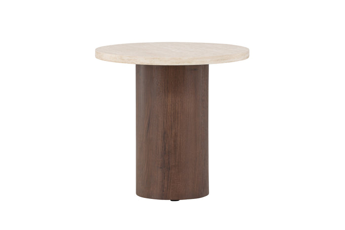 Fjôrd - Salontafel Rond - Beige MDF - 50x50x50cm - Megg