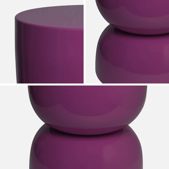 sweeek - Bijzettafeltje, tafeltje naast bank, nachtkastje metaal