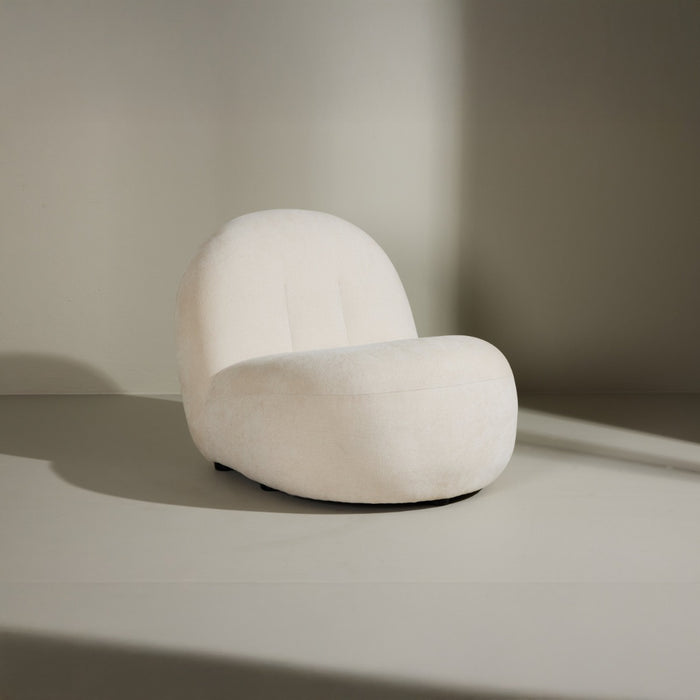 Fjôrd - Fauteuil Wit Stof - 65x84x61cm - Omaha