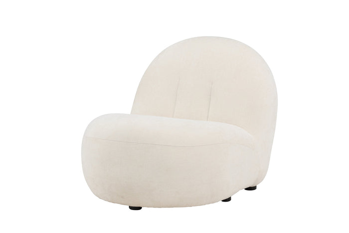 Fjôrd - Fauteuil Wit Stof - 65x84x61cm - Omaha