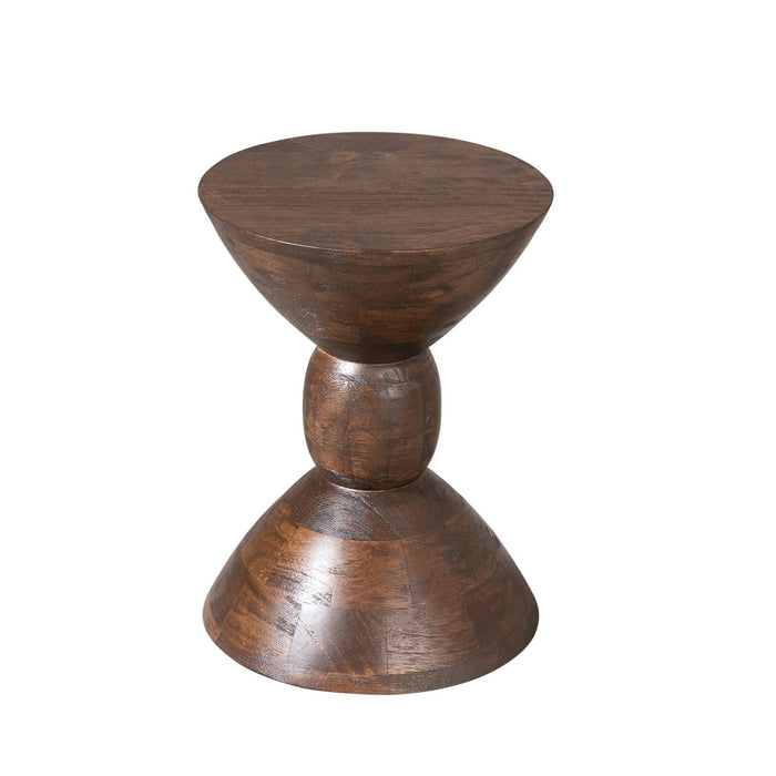 StarFurn - Bijzettafel Bruin Hout - 30x30x40cm - Ron