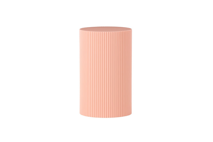 Fjôrd - Bijzettafel Rond - Roze MDF - 31x31x50cm - Lenox