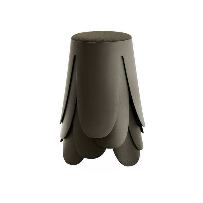 sweeek - Set van 4 stapelkrukken in boucléstof