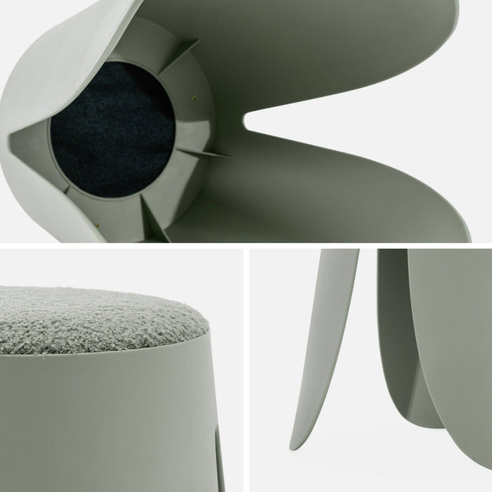 sweeek - Set van 2 stapelkrukken, Ø30 | 44 x H46cm