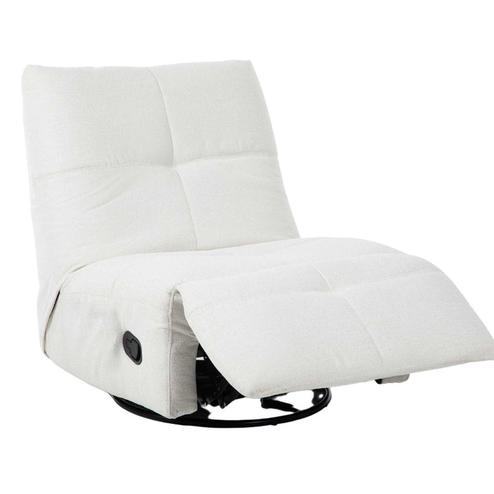 StarFurn - Fauteuil Naturel Stof - Draaibaar & Relaxfunctie - Lazy
