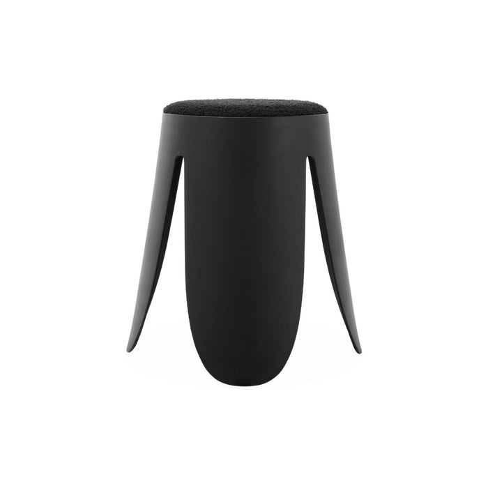 sweeek - Set van 4 stapelkrukken in boucléstof