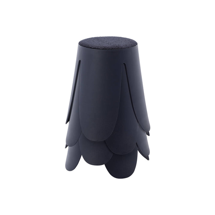 sweeek - Set van 4 stapelkrukken in boucléstof