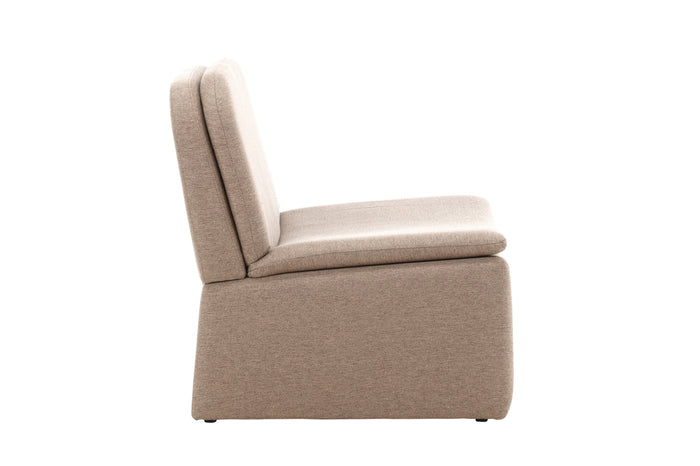 Fjôrd - Fauteuil Bruin Stof - 80x70x82cm - Bonn