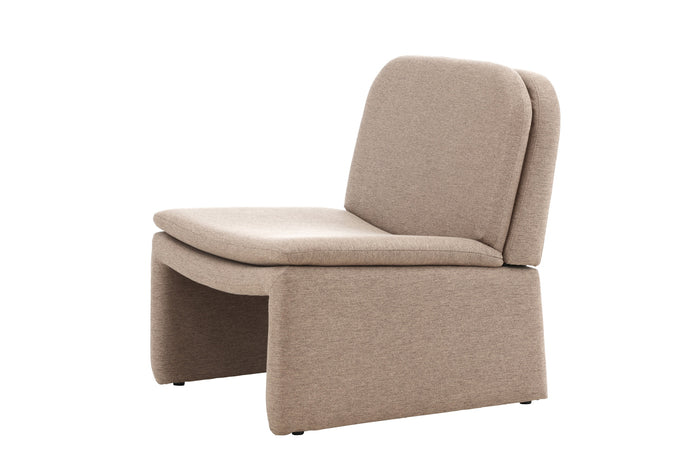 Fjôrd - Fauteuil Bruin Stof - 80x70x82cm - Bonn