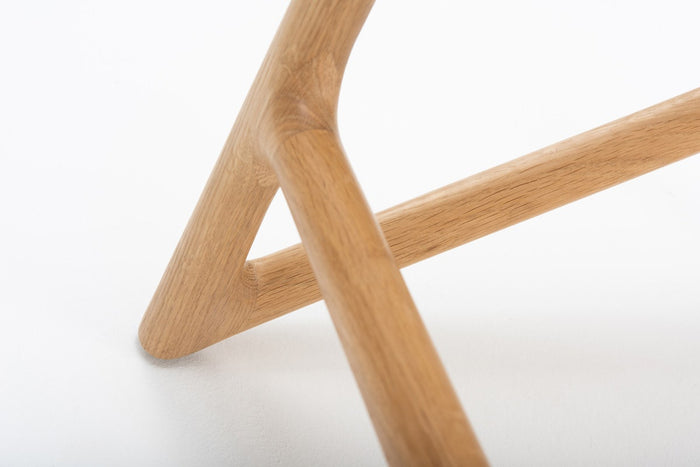 Gazzda Fawn Chair Houten Eetkamerstoel Whitewash - Cotton White