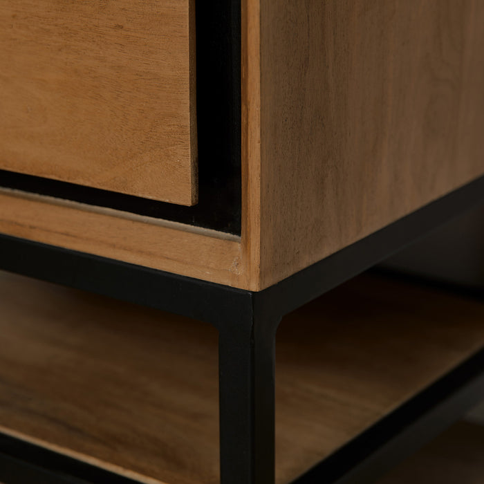 StarFurn - Nachtkastje Bruin Hout - 45x40x53cm - RichWood