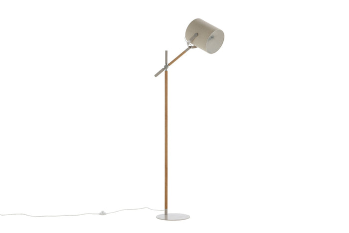 Fjôrd - Vloerlamp Beige Stof - 156cm - Dennis