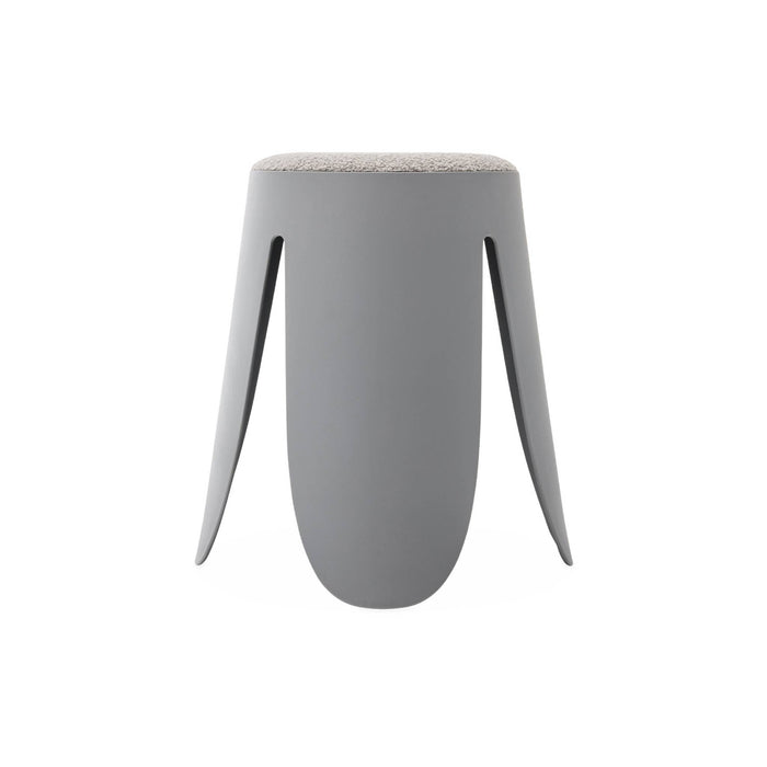 sweeek - Set van 4 stapelkrukken in boucléstof