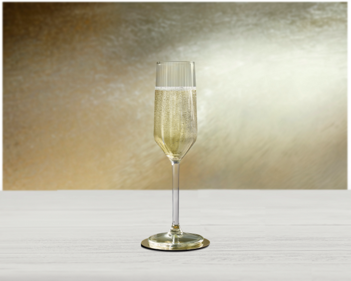 Royal Leerdam Carré Optics champagneflutes – 6 stuks – 22,5 cl