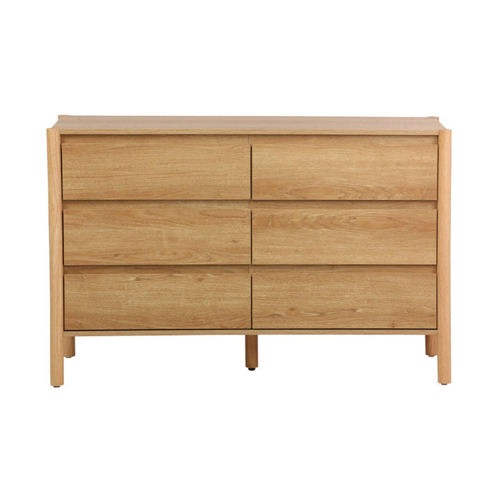 sweeek - Ladekast houteffect met 6 laden