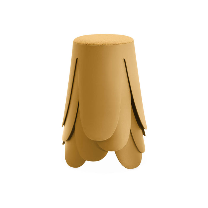 sweeek - Set van 4 stapelkrukken in boucléstof